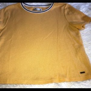 Hollister yellow shirt